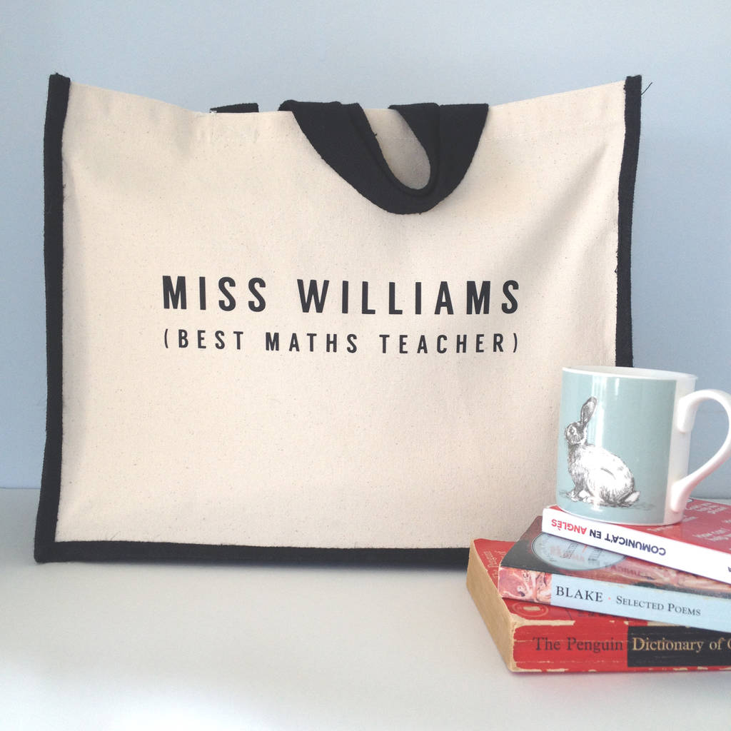 Personalised Teacher Bag