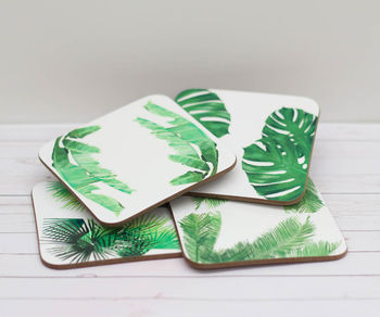 Tropical Leaf Placemat Set, 8 of 9
