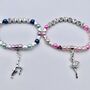 Personalised Gymnast Charm Bracelet, thumbnail 5 of 9
