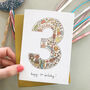 Children's Number Birthday Cards Age One To Five, thumbnail 6 of 11