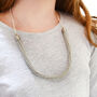 Real Silver Crochet Necklace Kit, thumbnail 4 of 5
