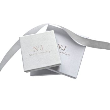 Gold Stainless Steel Rectangle Pendant Necklace, 3 of 3