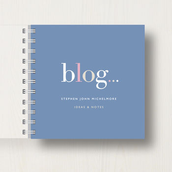 Personalised Blogger's' Small Notebook, 6 of 10