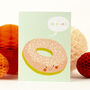 Mini Donut Greetings Card, thumbnail 3 of 4