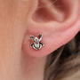 Sterling Silver Mini Animal Stud Earrings, thumbnail 8 of 12