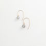 Gold Filled Labradorite Sphere Earrings, thumbnail 5 of 6