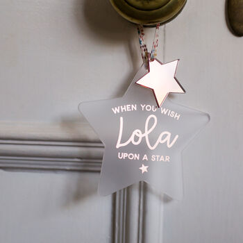 Personalised 'When You Wish Upon A Star' Keepsake, 6 of 6