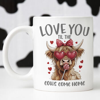 Highland Cow Love Mug, 2 of 5