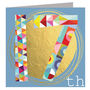 Gold Foiled Number Seventeen Card, thumbnail 2 of 4