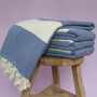 Soft Cotton Blanket, Sustainable Gift, thumbnail 7 of 11