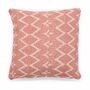 Classic Cushion Cover Jaggered Pink 40x40cm, thumbnail 1 of 4