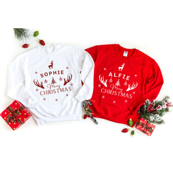 Personalised Family Christmas Gift Jumper Set, 10 of 10