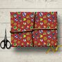 Christmas Baubles Afrocentric Luxury Wrapping Paper, thumbnail 3 of 3