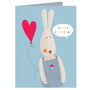 Mini Rabbit Birthday Card, thumbnail 2 of 5