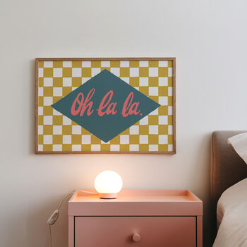 Oh La La Print, Landscape Wall Art, 4 of 10