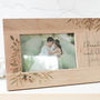 Personalised Wedding Photo Frame With Names And Date, thumbnail 5 of 5