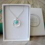 Turquoise Circles Necklace, thumbnail 3 of 5