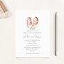 10 Christening Shoes Invitations, thumbnail 3 of 3