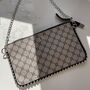Personalised Embossed Sadie Studded Cross Body Bag, thumbnail 4 of 5