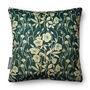 Luxury Velvet Cushion With Piping Spring Forest Green And Gold, thumbnail 5 of 5