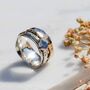 Aura Magic Tanzanite Silver Spinning Ring, thumbnail 5 of 12