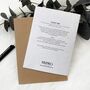 Personalised Wedding Day Congratulations Card, Foliage, thumbnail 3 of 3