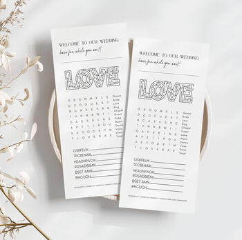 Personalised Wedding Icebreaker Games Cards, 2 of 6