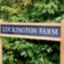 Engraved Slate Sign With Oak Posts, thumbnail 3 of 8