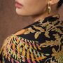 Phoenix Garden Wool Silk Scarf In Gift Box, thumbnail 5 of 5