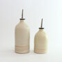 Handmade Stone Ceramic Oil Pourer In Small Or Large, thumbnail 6 of 7