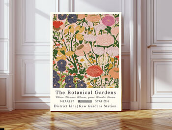 Natural History Museum Set Of Two Flower And Butterfly Prints, 4 of 5