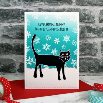 Personalised Christmas Card From The Cat, 3 of 3
