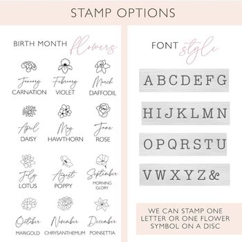 Add A Hand Stamped Disc Sterling Silver, 7 of 9