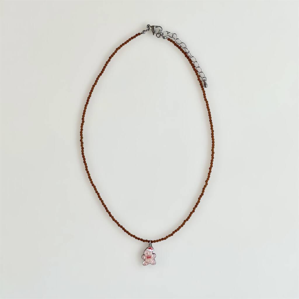 Gingerbread Necklace, 1 of 2