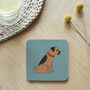Border Terrier Organic Cotton Tea Towel, thumbnail 8 of 12