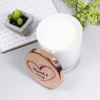 Scented Luxury Anniversary Candle With Lid, 3 of 11