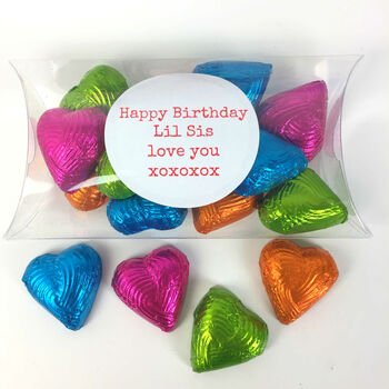 Personalised Favour With Foiled Chocolate Hearts, 7 of 8