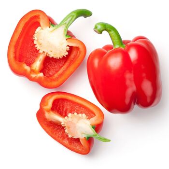 Sweet Pepper Plants 'Bellboy' One X Plant In 9cm Pot, 8 of 8