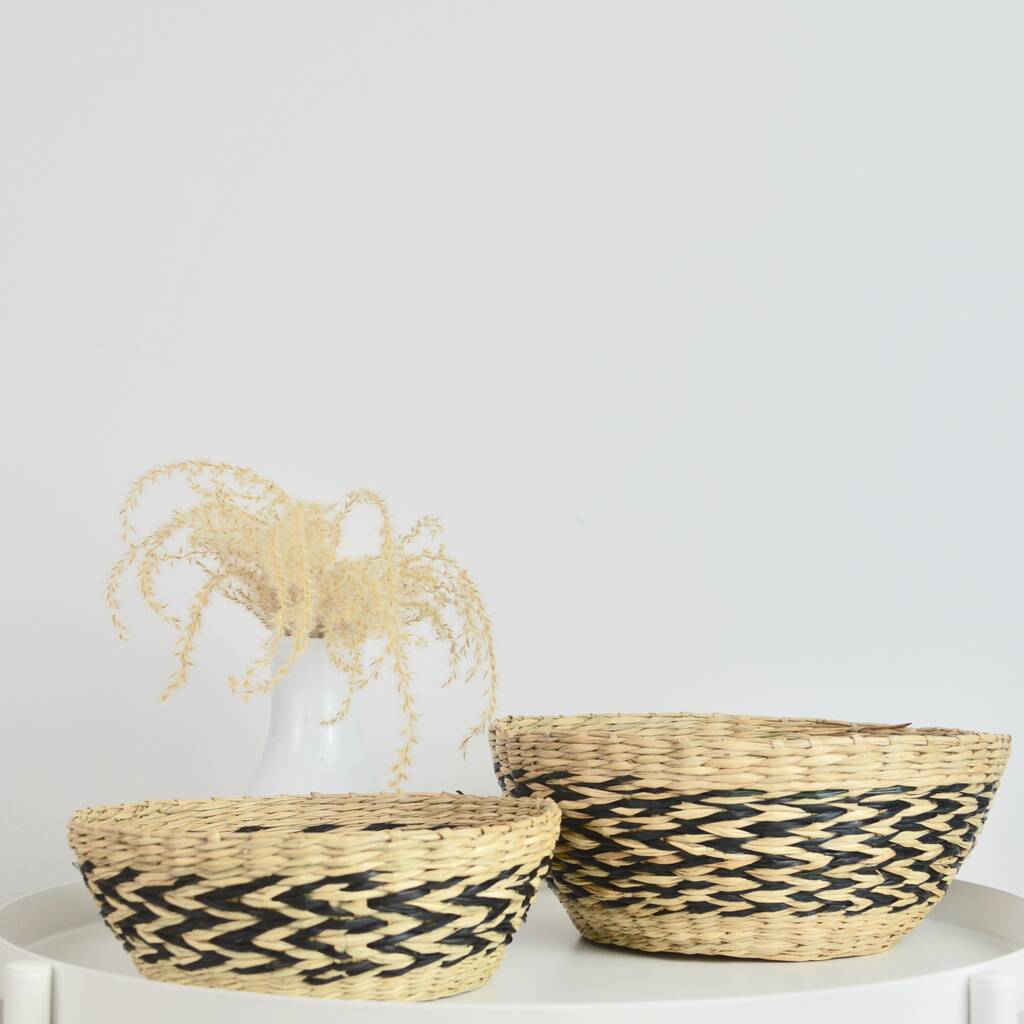 Woven Storage Baskets Set Of Two By Not A Jewellery Box