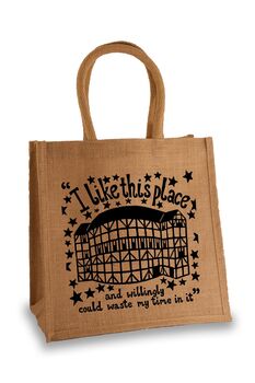 Shakespeare Bag. Globe Theatre Jute Shopping Bag, 2 of 3