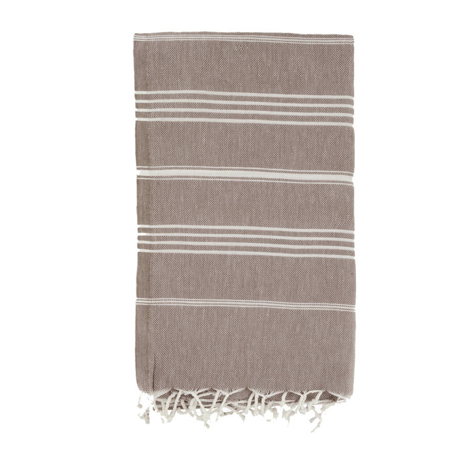 cotton hamam beach towel by the hamam towel company ...