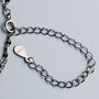 Sterling Silver Double Layer Chain Necklace, thumbnail 4 of 7