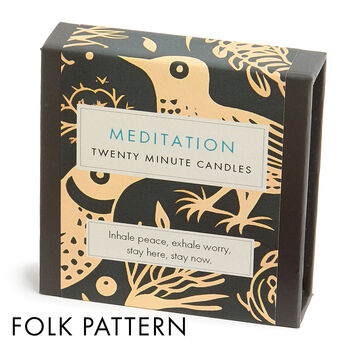 'Meditation' Twenty Minute Candles, 4 of 12