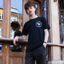 Support Your Local Discotheque Graphic Black T Shirt, thumbnail 3 of 6