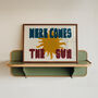 Here Comes The Sun Hand Painted Wall Art Print, thumbnail 1 of 7