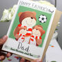 Personalised Bear Football Father's Day Card, thumbnail 6 of 7