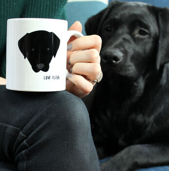 Dad, You Are My Favouritist Human, Personalised Dog Mug, 2 of 11