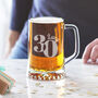 30th Birthday Personalised Beer Tankard, thumbnail 3 of 4