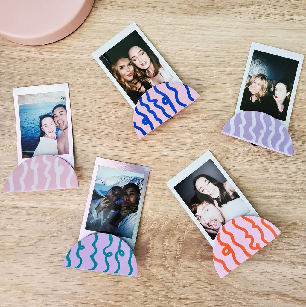 Hand Patterned Photo Display Clip Frames, 1 of 10