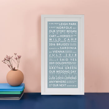 Personalised Couple's Destination Print, 3 of 9